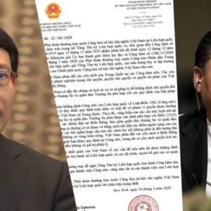 Đỡ sợ Bắc Kinh: Việt Nam lần đầu phản đối Trung Quốc lên LHQ