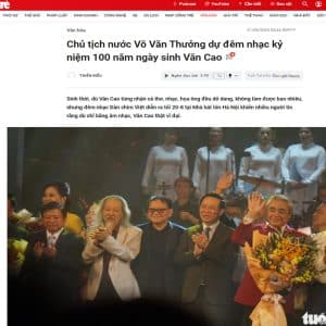 Did President Vo Van Thuong assist „boss“ in Viet A Scandal?