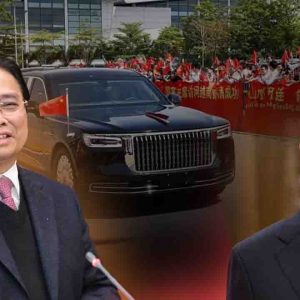 Tại sao xe chở Tập Cận Bình đến Hà Nội không gắn cờ Việt Nam?