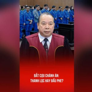 BẮT CỰU CHÁNH ÁN: THANH LỌC HAY ĐẤU PHE?