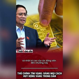 日本語訳  「首相・正、金探し：あらゆる手段で国民の金を動員せよ！」