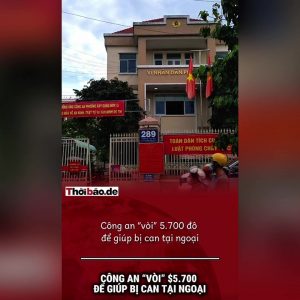 CÔNG AN „VÒI“ $5,700 ĐỂ GIÚP BỊ CAN TẠI NGOẠI.