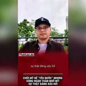 Chửi Mỹ để “yêu nước” nhưng sống hoàn toàn nhờ Mỹ: Sự thật đáng xấu hổ!