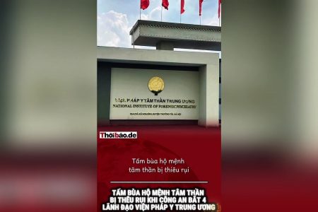 Tấm bùa hộ mệnh tâm thần bị thiêu rụi khi Công an bắt bốn lãnh đạo Viện Pháp y Trung ương.
