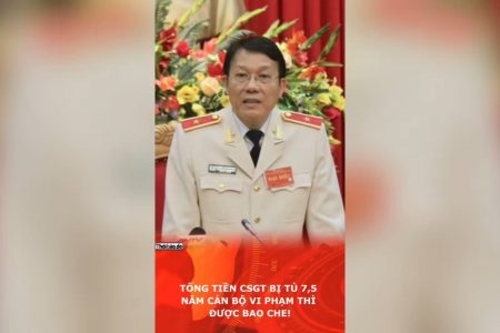 TỐNG TIỀN CSGT BỊ TÙ 7,5 NĂM, CÁN BỘ VI PHẠM THÌ ĐƯỢC BAO CHE!
