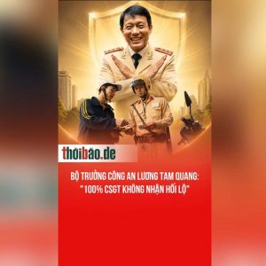 Bộ Trưởng Công An Lương Tam Quang: „100% CSGT không nhận hối lộ“
