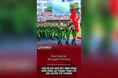 Chế độ đãi ngộ bất bình đẳng biến công an thành tầng lớp đặc quyền tối thượng