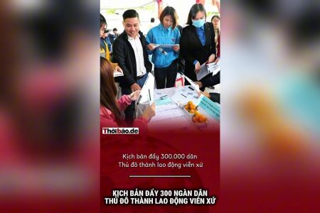 Kịch bản đẩy 300 ngàn dân Thủ đô thành lao động viễn xứ