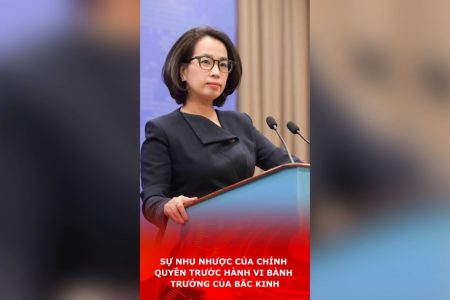 Sự nhu nhược của chính quyền trước hành vi bành trướng của Bắc Kinh.