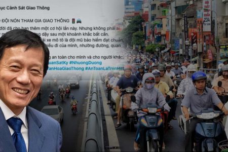 Cảnh sát giao thông gọi dân là „Bò“ trên mạng xã hội
