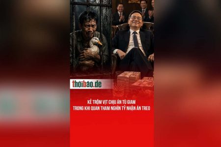 Kẻ trộm vịt chịu án tù giam trong khi quan tham nghìn tỷ nhận án treo