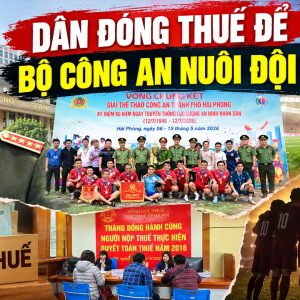 Dân đóng thuế để Bộ Công an nuôi đội bóng