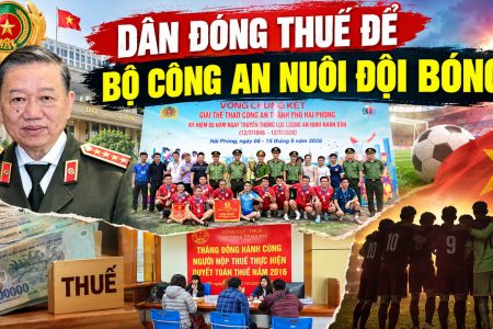 Dân đóng thuế để Bộ Công an nuôi đội bóng