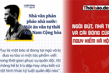 Ngòi bút, nhà tù và cái bóng của “nguy hiểm xã hội”