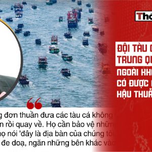 Đội tàu cá Trung Quốc ngoài khơi Việt Nam có được nhà nước hậu thuẫn?